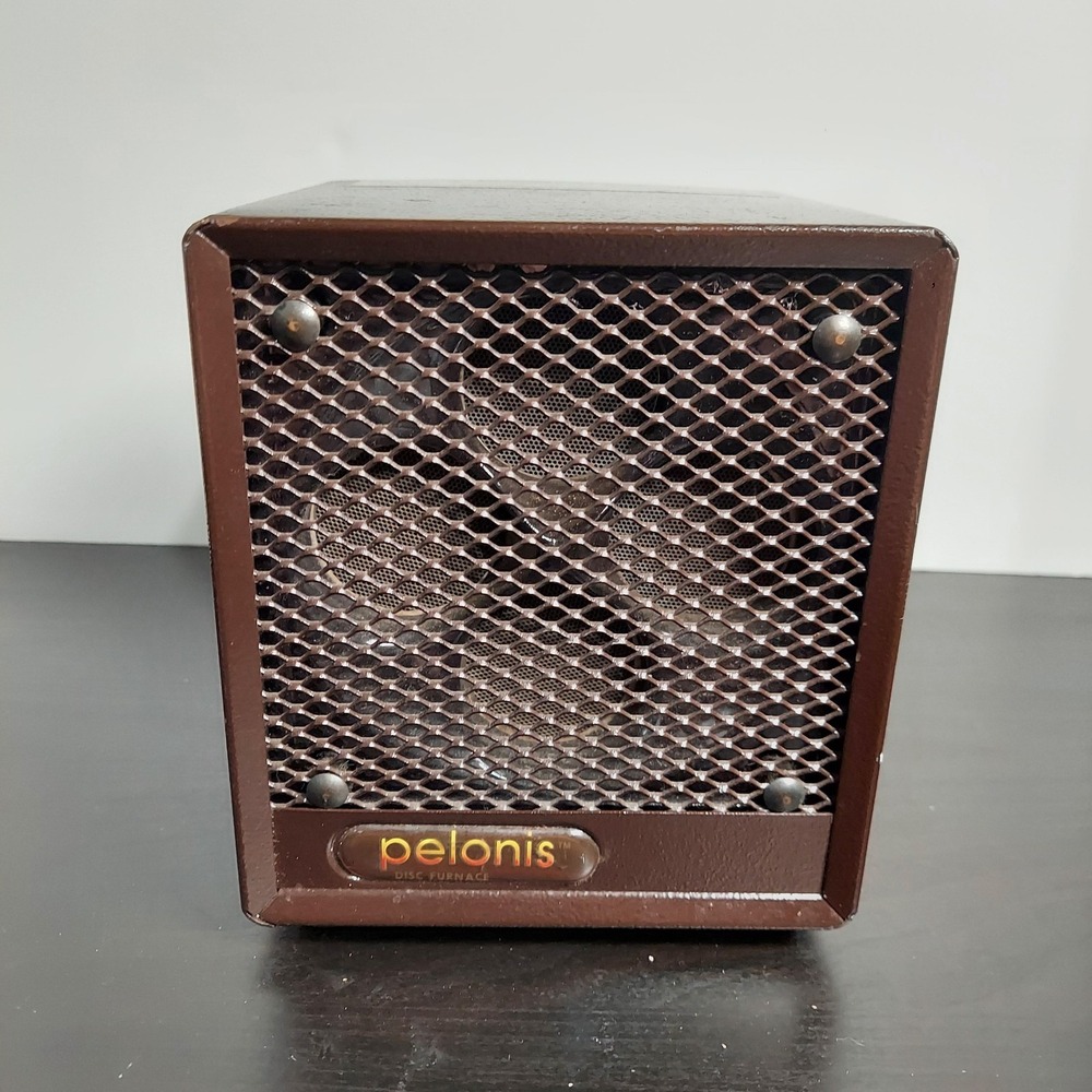 Vintage Pelonis Disc‎ Furnace Portable Electric Heater Brown USA P-861 TC/VHC